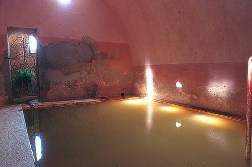 One of the many Hot Water Spa Baths of Lesvos island.